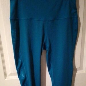 Tapout Blue Performance Leggings High Waist